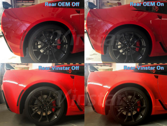 LED Side Marker Lights 2014 2019 Corvette C7