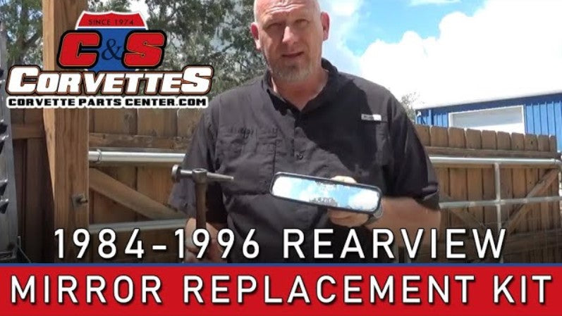 Corvette Rearview Mirror Replacement Kit, 1984 -1996