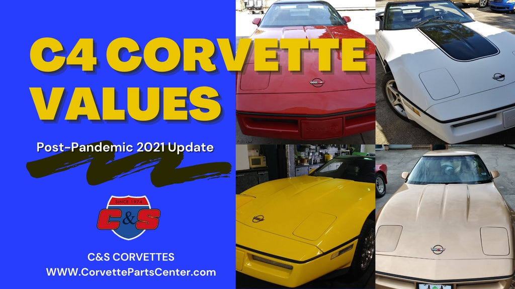 C4 Corvette Values, 1984-1996 Corvettes, 2021 update
