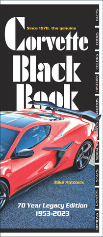 2023 Corvette Black Book 70 Year Legacy Edition Corvette Parts Center