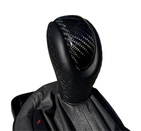 2006-2013 Corvette Automatic Shifter Knob REAL CARBON FIBER AND LEATHER Free Shipping Corvette Parts Center