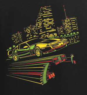 C4 At Night T Shirt / C & S Decal Bundle FREE SHIPPING Corvette Parts Center