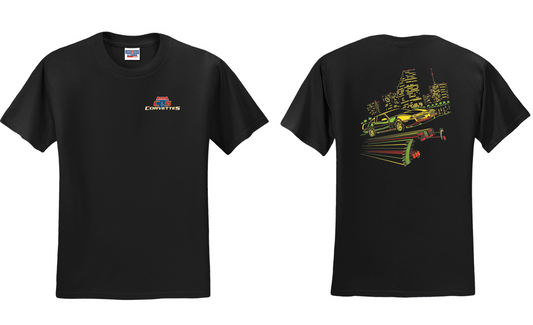C4 At Night T Shirt / C & S Decal Bundle FREE SHIPPING Corvette Parts Center