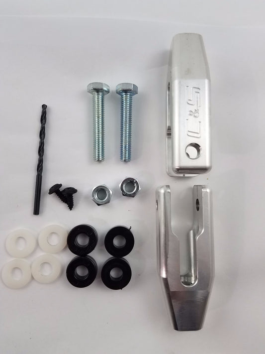 Seat Track Clevis Replacement Kit, Corvette Parts 97-13       Part #CS950 Corvette Parts Center