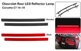 LED Rear Bumper Reflector Lights, RED ILLUMINATION, 2014-2019 Corvette C7 Corvette Parts Center