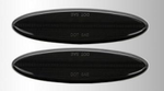 Rear LED Side Marker Lights, Smoke, 1997-2004 Corvette C5 Corvette Parts Center